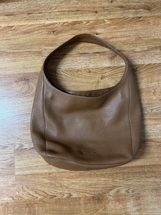 Michael Kors Handbags - Michael Kors Classic Brown Leather Shoulder Hobo Bag